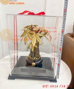 Cây Kim Ngân Mạ Vàng 24K Cao 37cm Cỡ To