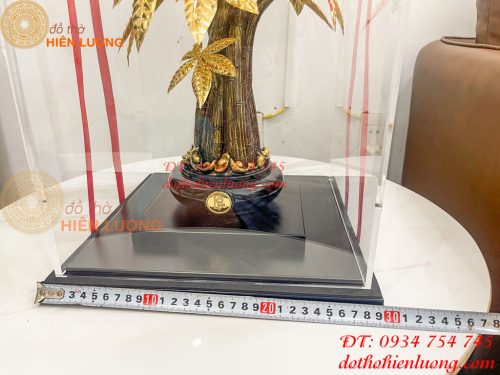 Cây Kim Ngân Mạ Vàng 24K Cao 37cm Cỡ To