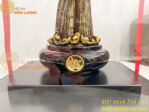 Cây Kim Ngân Mạ Vàng 24K Cao 37cm Cỡ To