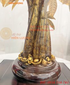 Cây Kim Ngân Mạ Vàng 24K Cao 37cm Cỡ To