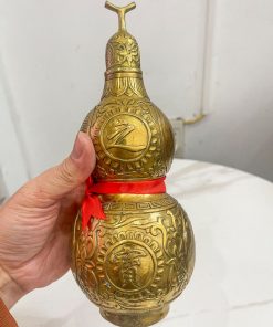 Hồ Lô Bát Quái Cao 25cm Bằng Đồng Phong Thủy