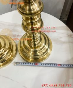 Đèn Dầu Pháp Cổ Bằng Đồng Cao 85cm Cả Bóng