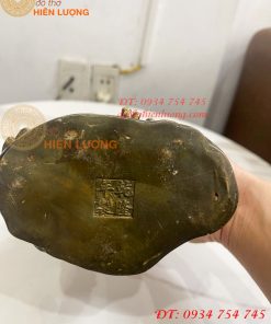 Tượng Phật Thích Ca Đứng Đài Sen Bằng Đồng Hun Cao 30cm