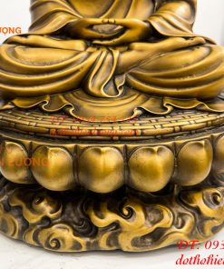 Tượng Đức Bổn Sư Thích Ca Mâu Ni Phật Bằng Đồng Cao 37cm