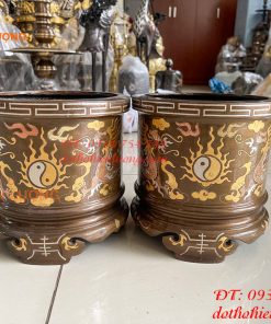 Bát Hương Khảm Tam Khí Đường Kính 18cm