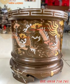 Bát Hương Khảm Tam Khí Đường Kính 18cm