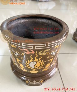 Bát Hương Khảm Tam Khí Đường Kính 18cm