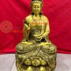 Tượng Phật Bà Quan Âm Cao 30cm Bằng Đồng Vàng