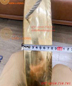 Cồng chiêng Tây nguyên họa tiết hoa văn trống đồng đk 60cm, nặng 8,3kg