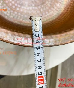 Chậu Đồng Spa Ngâm Chân Gò Tay Thủ Công Đường Kính 38cm