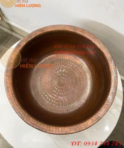 Chậu Đồng Spa Ngâm Chân Gò Tay Thủ Công Đường Kính 38cm