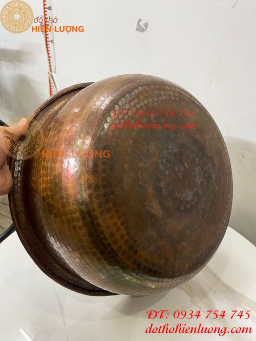 Chậu Đồng Spa Ngâm Chân Gò Tay Thủ Công Đường Kính 38cm