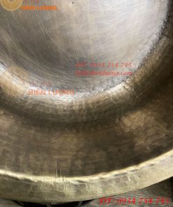 Chậu đồng ngâm chân Spa đường kính 42cm (gò tay theo yêu cầu)