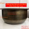 Chậu đồng ngâm chân Spa đường kính 42cm (gò tay theo yêu cầu)