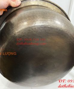Chậu đồng ngâm chân Spa đường kính 42cm (gò tay theo yêu cầu)