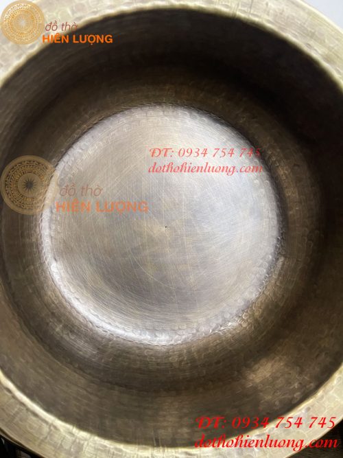 Chậu đồng ngâm chân Spa đường kính 42cm (gò tay theo yêu cầu)