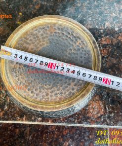 Cơi trầu Bằng Đồng Gò Tay Thủ Công 100% Đường Kính 19cm