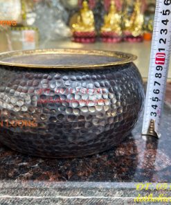 Cơi trầu Bằng Đồng Gò Tay Thủ Công 100% Đường Kính 19cm