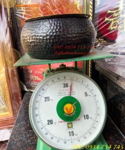 Cơi trầu Bằng Đồng Gò Tay Thủ Công 100% Đường Kính 19cm