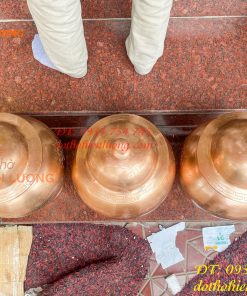 Đôi Chóe Thờ Cúng Bằng Đồng Đỏ Cao 50cm, Nặng 15,5Kg