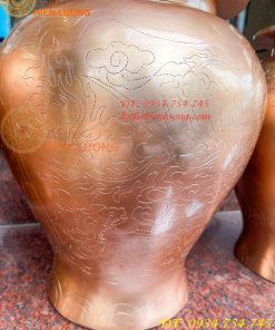 Đôi Chóe Thờ Cúng Bằng Đồng Đỏ Cao 50cm, Nặng 15,5Kg