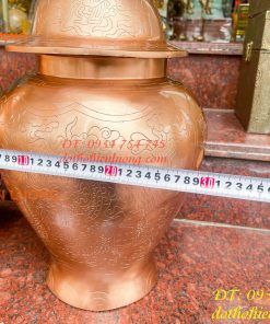 Đôi Chóe Thờ Cúng Bằng Đồng Đỏ Cao 50cm, Nặng 15,5Kg
