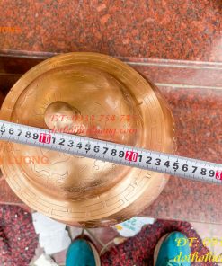 Đôi Chóe Thờ Cúng Bằng Đồng Đỏ Cao 50cm, Nặng 15,5Kg