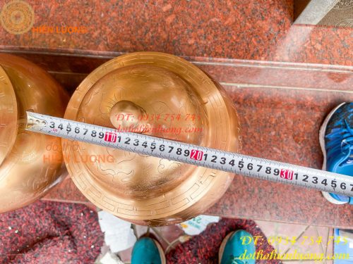 Đôi Chóe Thờ Cúng Bằng Đồng Đỏ Cao 50cm, Nặng 15,5Kg