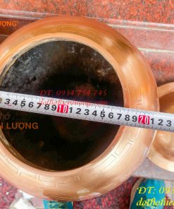 Đôi Chóe Thờ Cúng Bằng Đồng Đỏ Cao 50cm, Nặng 15,5Kg
