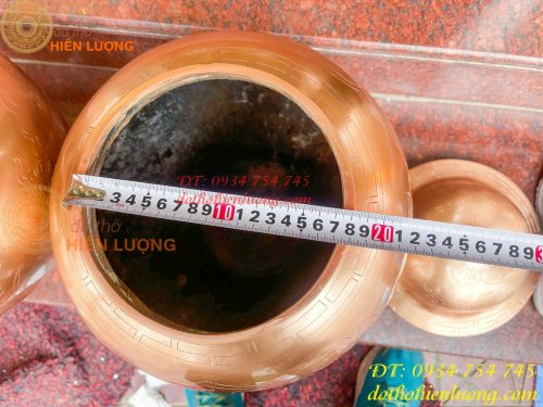 Đôi Chóe Thờ Cúng Bằng Đồng Đỏ Cao 50cm, Nặng 15,5Kg