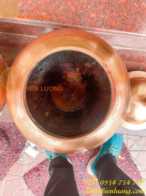 Đôi Chóe Thờ Cúng Bằng Đồng Đỏ Cao 50cm, Nặng 15,5Kg