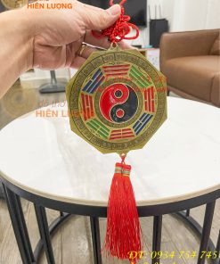 Gương bát quái hổ phù, gương bát quái mặt gương đường kính15cm
