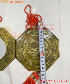 Gương bát quái hổ phù, gương bát quái mặt gương đường kính15cm