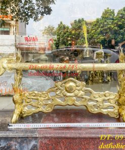 Giá Đỡ Kiếm Bằng Đồng Hoa Văn Rồng Nổi Cực Đẹp