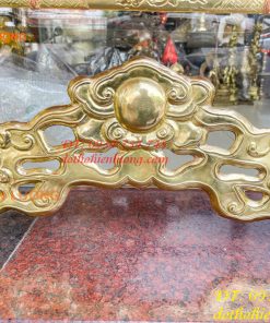 Giá Đỡ Kiếm Bằng Đồng Hoa Văn Rồng Nổi Cực Đẹp