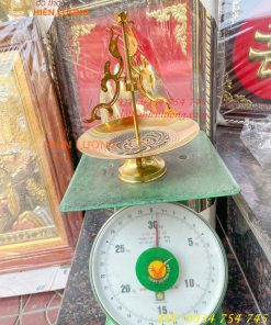 Khay cắm hương vòng bằng đồng 100% đk đĩa 18cm