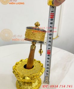 Kinh Luân Cầm Tay Đế Hoa Sen Cao 18cm