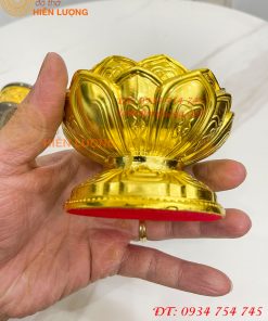 Kinh Luân Cầm Tay Đế Hoa Sen Cao 18cm