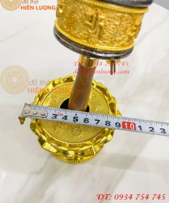 Kinh Luân Cầm Tay Đế Hoa Sen Cao 18cm