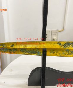 Kiếm Đồng Màu Xanh Giả Cổ Có Vỏ, Chuôi Kiếm Hình Người Dài 63cm