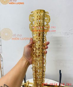 Kiếm Bằng Đồng Dài 63cm Mạ Vàng 24K Trừ Ma Diệt Quỷ