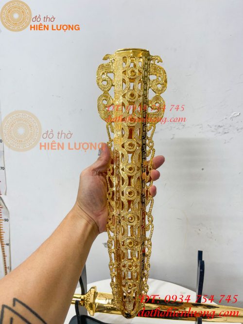 Kiếm Bằng Đồng Dài 63cm Mạ Vàng 24K Trừ Ma Diệt Quỷ