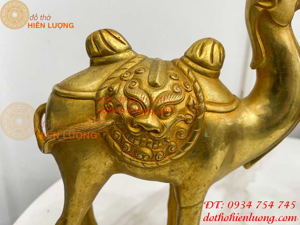Tượng lạc đà bằng đồng cao 23cm và 25cm