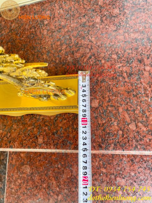 Lư xông trầm treo cây tùng hạc bằng đồng cao 29cm