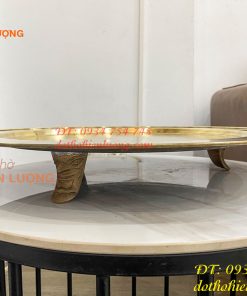 Mâm Đồng Thờ Cúng Loại Trơn Đường Kính 56cm