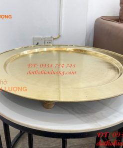 Mâm Đồng Thờ Cúng Loại Trơn Đường Kính 56cm