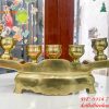 Bộ Ngai Chén 5 Bằng Đồng Cattut Liền Dài 35cm