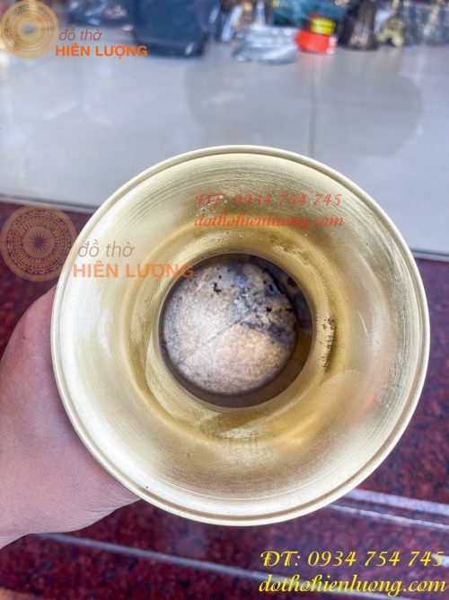 Ống Nhổ Bã Trầu Bằng Đồng Đúc Cao 10cm