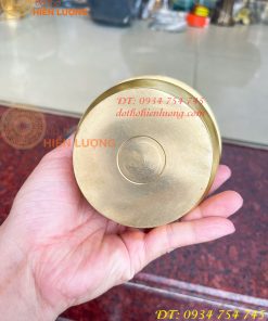 Ống Nhổ Bã Trầu Bằng Đồng Đúc Cao 10cm