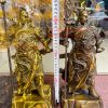 Tượng Quan Công Cao 35cm Bằng Đồng Đứng Trấn Ải Nặng 5kg